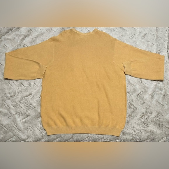 Izod Men's Yellow Crewneck Sweater XL - Picture 9 of 11